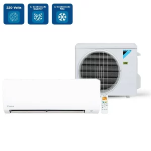 Ar Condicionado Split Hi Wall Inverter Daikin Full 12000 BTU/h Quente e Frio FTHC12T5VL 220 Volts