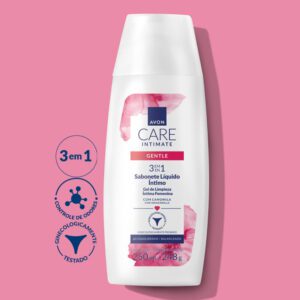 Avon Care Intimate Sabonete Líquido Íntimo Gentle 250ml