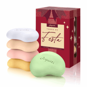 Estojo Sabonete Hidratante Em Barra Tempo De Festa, 5x80g