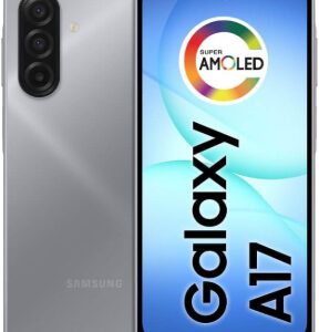 Celular Samsung Galaxy A17, 128GB, 4GB, 50MP Tela 6.7", IP54 - Cinza