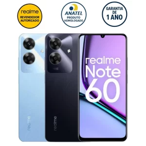 Celular Smartphone Realme Note 50 /60 4G 256/4GB 128GB/4GB 64GB/3GB Ram Original (1 Ano de Garantia)