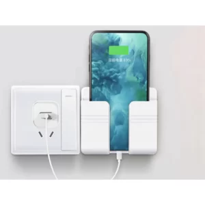 Suporte de Celular Parede Próximo à Tomada | Apoio para Carregar | PLA Reforçado