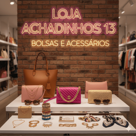 logobolsaseacessorioslojaachadinhos13 Moda feminina